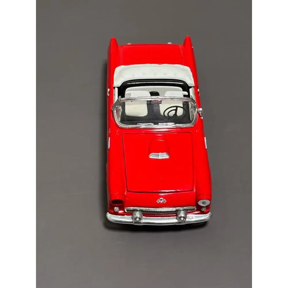 SS 7714 Sunnyside 1955 Ford Thunderbird Convertible 1:24 Scale Red Die Cast